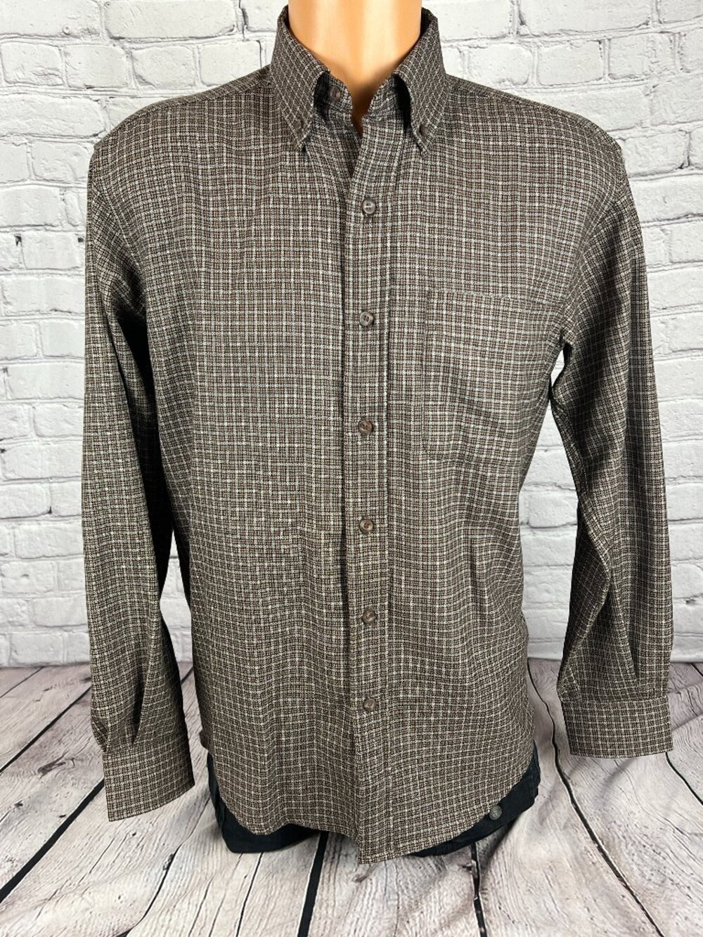 PENDLETON Men’s  100% Merino Wool Twill Plaid Shirt Size S Sir Pendleton NWT